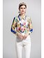 cheap Women&#039;s Blouses &amp; Shirts-Women&#039;s Going out Active / Basic Shirt - Solid Colored / Geometric Shirt Collar