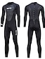 Χαμηλού Κόστους Wetsuits &amp; Diving Suits-ZCCO Ανδρικά Πλήρης στολή κατάδυσης 3 χιλιοστά SCR Νεοπρένιο Στολές κατάδυσης Διατηρείτε Ζεστό UPF50+ Αναπνέει Υψηλή Ελαστικότητα Μακρυμάνικο Πλήρης κάλυψη Πίσω φερμουάρ -