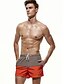 preiswerte Männerhosen-Herrn Aktiv Grundlegend Sport Strand Chinos Kurze Hosen Hose Einfarbig Patchwork Sommer Weiß Blau Rote S M L