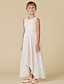 cheap Flower Girl Dresses-A-Line Ankle Length Flower Girl Dress Holiday Cute Prom Dress Chiffon with Lace Fit 3-16 Years