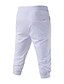 abordables Pantalones de deporte-Hombre Básico Diario Pantalones de Deporte / Shorts Pantalones - Letra Negro Blanco Azul Real M L XL