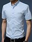 cheap Men&#039;s Shirts-Men&#039;s Daily Work Cotton Shirt - Solid Colored White / Short Sleeve