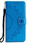 cheap Huawei Case-Case For Huawei Huawei Y9 (2018)(Enjoy 8 Plus) / Huawei Y6 (2018) / Huawei Y6 II / Honor Holly 3 Wallet / Card Holder / Flip Full Body Cases Flower Hard PU Leather