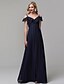 cheap Prom Dresses-A-Line Minimalist Elegant Open Back Prom Formal Evening Dress Spaghetti Strap Sleeveless Floor Length Chiffon with Pleats 2021