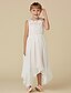 cheap Flower Girl Dresses-A-Line Ankle Length Flower Girl Dress Holiday Cute Prom Dress Chiffon with Lace Fit 3-16 Years