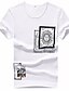 abordables Camisetas y camisas de tirantes de hombre-Hombre Tallas Grandes Algodón Camiseta, Escote Redondo Gráfico Negro XXL / Manga Corta