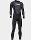 cheap Wetsuits &amp; Diving Suits-ZCCO Men&#039;s Full Wetsuit 3mm SCR Neoprene Diving Suit Thermal Warm UPF50+ Breathable High Elasticity Long Sleeve Full Body Back Zip - Swimming Diving Surfing Scuba Patchwork Spring Summer Winter