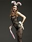 cheap Sexy Lingerie-Women&#039;s Mesh Erotic Suits Nightwear Jacquard Black One-Size / Strap