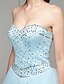 cheap Special Occasion Dresses-Ball Gown Strapless Floor Length Tulle Dress with Beading by TS Couture®