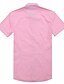 cheap Men&#039;s Shirts-Men&#039;s Work Linen Slim Shirt - Polka Dot / Short Sleeve