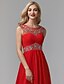 cheap Evening Dresses-A-Line Empire Dress Prom Formal Evening Floor Length Sleeveless Jewel Neck Chiffon Over Satin with Crystals Beading 2024