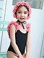 cheap Swimwear-Kids Girls&#039; Beach Solid Colored Swimwear Black