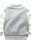 abordables Vestes et manteaux pour garçons-Enfants Garçon Basique Quotidien Couleur Pleine Imprimé Manches Longues Normal Veste &amp; Manteau Rouge
