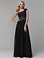 cheap Special Occasion Dresses-A-Line Elegant Dress Prom Formal Evening Floor Length Sleeveless One Shoulder Chiffon with Beading Side Draping Flower 2024