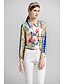 cheap Women&#039;s Blouses &amp; Shirts-Women&#039;s Going out Active / Basic Shirt - Solid Colored / Geometric Shirt Collar