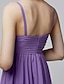 tanie Suknie dla druhen-ołówkowa / kolumnowa sukienka dla druhny ramiączka spaghetti bez rękawów ciążowa długość do podłogi szyfon z krzyżykiem