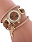 ieftine Ceasuri Quartz-Pentru femei Ceas Brățară ceasul cu ceas Analogic Cuarţ femei Ceas Casual imitație de diamant / Un an / Piele PU Matlasată