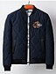 cheap Men&#039;s Jackets &amp; Coats-Men&#039;s Winter Jacket Daily Basic Stand Regular Contemporary Long Sleeve Cotton Black / Blue M / L / XL