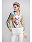 cheap Women&#039;s Blouses &amp; Shirts-Women&#039;s Going out Active / Basic Shirt - Solid Colored / Geometric Shirt Collar