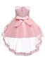 cheap Baby Girls&#039;  Dresses-Baby Girls&#039; Vintage Going out Birthday Solid Colored Sleeveless Knee-length Asymmetrical Dress White