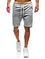 abordables Pantalones y bermudas de hombre-Hombre Básico / Chic de Calle Diario Deportes Pantalones de Deporte / Shorts Pantalones - Un Color Algodón Gris Oscuro Gris Claro Azul Real L XL XXL / Verano