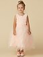 cheap The Wedding Store-A-Line Tea Length Flower Girl Dress Wedding Cute Prom Dress Tulle with Lace Fit 3-16 Years