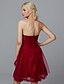cheap Special Occasion Dresses-A-Line Strapless Short / Mini Lace / Tulle Cocktail Party Dress with Appliques by TS Couture®