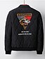 cheap Men&#039;s Jackets &amp; Coats-Men&#039;s Winter Jacket Daily Basic Stand Regular Contemporary Long Sleeve Cotton Black / Blue M / L / XL