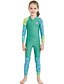 cheap Rash Guards-Dive&amp;Sail Boys Girls&#039; Rash Guard Dive Skin Suit UV Sun Protection UPF50+ Breathable Full Body Swimsuit Front Zip Swimming Diving Surfing Snorkeling Cartoon Spring, Fall, Winter, Summer / Stretchy