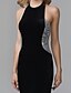 Χαμηλού Κόστους Βραδινά Φορέματα-Τρομπέτα / Γοργόνα Στυλ Διασήμων Φόρεμα Επίσημο Βραδινό Ουρά Αμάνικο Με Κόσμημα Δαντέλα με Πλισέ Διακοσμητικά Επιράμματα 2022