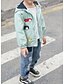 Недорогие Верхняя одежда-Мальчики Куртка / пальто Длинный рукав С принтом Классический Хлопок Полиэстер Дети 3D печатная графика