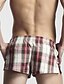 cheap Men&#039;s Exotic Underwear-Men&#039;s Normal Boxers Underwear - Print, Plaid Mid Waist Red L XL XXL