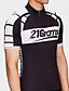 baratos Conjuntos de Roupa de Homem-21Grams Men&#039;s Women&#039;s Cycling Jersey with Bib Shorts Short Sleeve Mountain Bike MTB Road Bike Cycling Black Fashion Plus Size Bike Clothing Suit Lycra Polyester 3D Pad Breathable Quick Dry Back