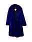 cheap Women&#039;s Furs &amp; Leathers-Women&#039;s Daily Basic Winter Maxi Fur Coat, Solid Colored Fold-over Collar Long Sleeve Faux Fur Yellow / Fuchsia / Royal Blue