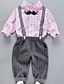 cheap Baby Boys&#039; Clothing Sets-Baby Boys&#039; Basic Daily Polka Dot Long Sleeve Regular Clothing Set Blushing Pink / Toddler