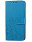 cheap Huawei Case-Case For Huawei Honor 9 Card Holder / Flip Full Body Cases Solid Colored / Flower Soft PU Leather for Honor 9