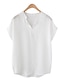 cheap Women&#039;s Blouses &amp; Shirts-Women&#039;s Daily Shirt - Solid Colored White