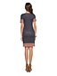 cheap Women&#039;s Dresses-Women&#039;s 2020 Black / Red Blue Dress Basic Summer Daily Sheath Geometric S M High Waist