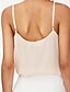 billige Tanktoppe og camisole til kvinder-Med stropper Dame - Ensfarvet Basale Tank Tops Beige / Blonde