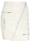 cheap Women&#039;s Skirts-Women&#039;s Bodycon Skirts PU Solid Colored Zipper White S M L / Mini