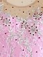 economico Vestiti, pantaloni e giacche da pattinaggio sul ghiaccio-Vestito da pattinaggio artistico Per donna Da ragazza Pattinaggio sul ghiaccio Gonne Vestiti Completi Pink + Red Elastene Elevata elasticità Prestazioni Vestiti da pattinaggio sul ghiaccio Tenere al