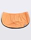 cheap Men&#039;s Exotic Underwear-Men&#039;s Boxers Underwear 1 PC Underwear Solid Colored Nylon Spandex Low Waist Erotic Black Orange M L XL