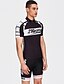 abordables Conjuntos de ropa para hombre-21Grams Hombre Mujer Maillot de ciclismo con culotte corto con tirantes Manga Corta MTB Bicicleta Montaña Ciclismo Carretera Negro Moda Talla Grande Bicicleta Trajes de Yoga Licra Poliéster