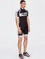 abordables Conjuntos de ropa para hombre-21Grams Hombre Mujer Maillot de ciclismo con culotte corto con tirantes Manga Corta MTB Bicicleta Montaña Ciclismo Carretera Negro Moda Talla Grande Bicicleta Trajes de Yoga Licra Poliéster