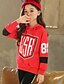 cheap Sets-Girls&#039; 3D Color Block Solid Colored Clothing Set Long Sleeve Basic Cotton Polyester Kids