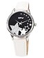 cheap Women&#039;s Luxury Watches-Women&#039;s Dress Watch Japanese Japanese Quartz Quilted PU Leather Black / White / Pink 30 m Casual Watch Cool Lovely Analog Ladies Casual Fashion - White Black Pink One Year Battery Life / Sony-SR626SW
