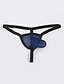 abordables Ropa interior masculina exótica-Hombre Ropa interior de tanga Ropa interior Malla Color sólido Malla Licra Baja cintura Erótico Blanco Negro Azul Marino M L XL