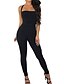 cheap Women&#039;s Jumpsuits &amp; Rompers-Women&#039;s Daily Sports Halter Neck Black Wine Royal Blue Jumpsuit Solid Colored / Pencil