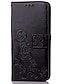 cheap Huawei Case-Case For Huawei Honor 9 Card Holder / Flip Full Body Cases Solid Colored / Flower Soft PU Leather for Honor 9