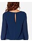 ieftine Tricouri Damă-Pentru femei Mărime Plus Size Tricou Bumbac De Bază - Mată Peteci Albastru piscină XL / Zvelt